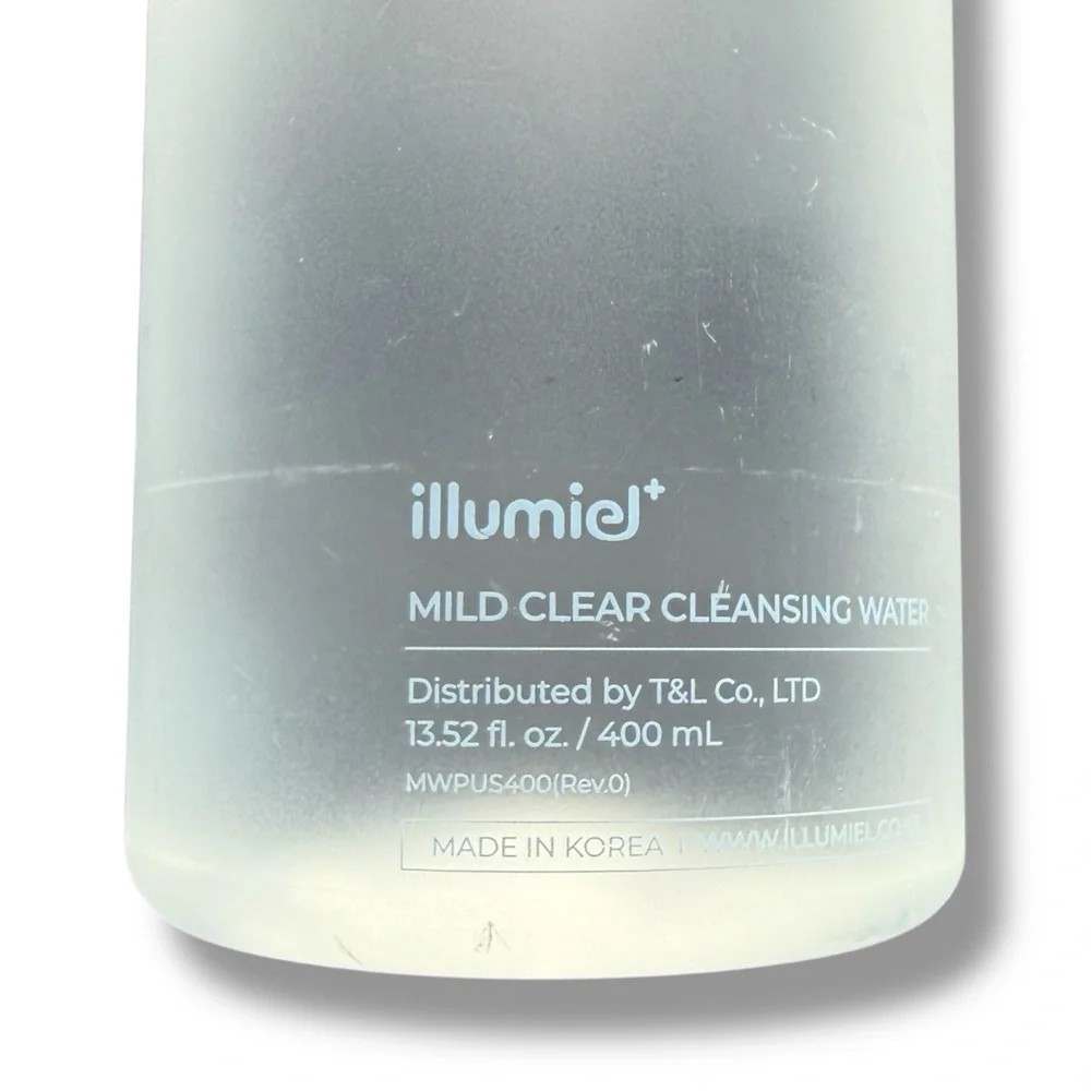 illumiel‎ Mild Clear Cleansing Water 13.5oz Makeup Remover K-Beauty EXP 6/28